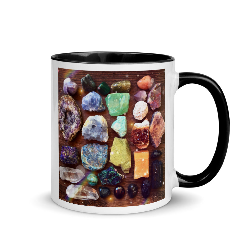 Crystal Flat Lay Mug with Color Inside – Crystals & Creations
